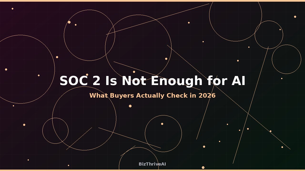 SOC 2 Is Not Enough for AI: What Buyers Check in 2026