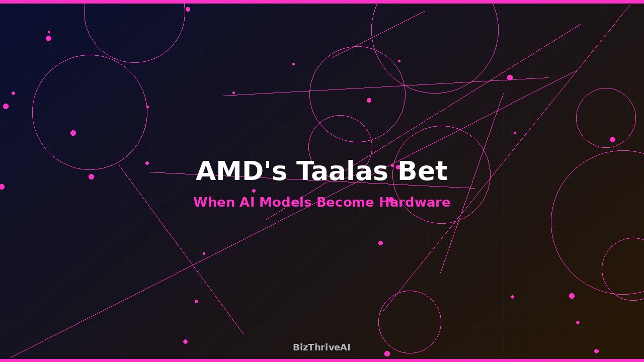 AMD Taalas Acquisition: When AI Models Become Hardware