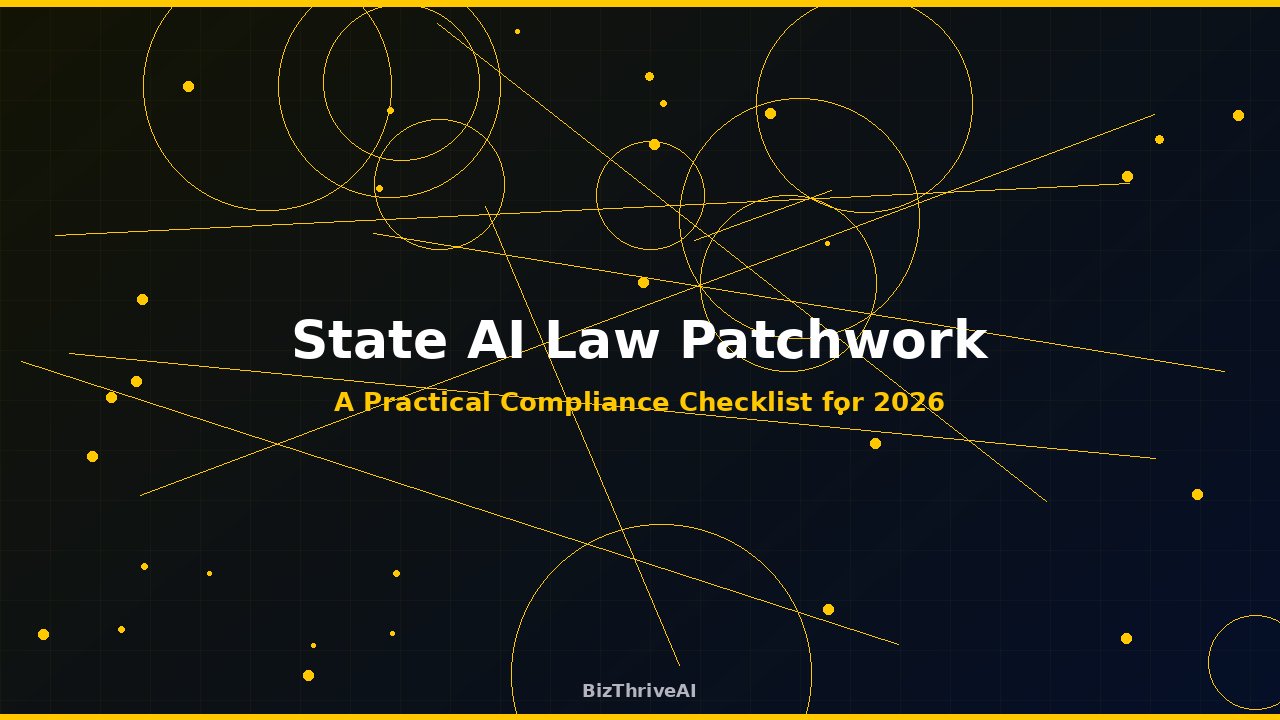 US State AI Law Patchwork: A Practical Compliance Checklist