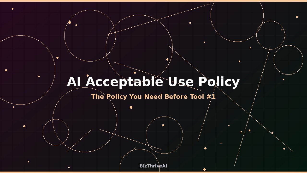 The One Policy Every Company Needs Before Its First AI Purchase