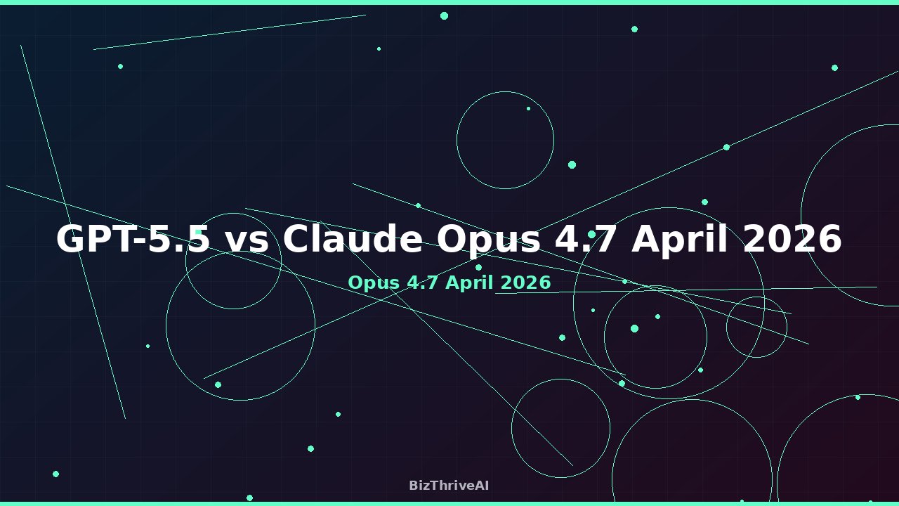 GPT-5.5 vs Claude Opus 4.7 April 2026