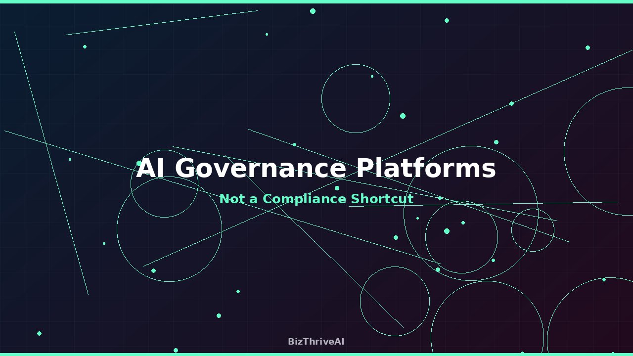 AI Governance Platforms Are Not a Compliance Shortcut